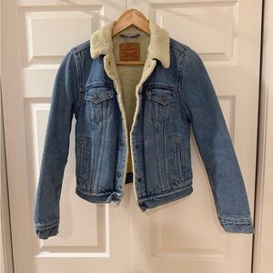 Levi’s Vintage Blue Denim Sherpa Jacket